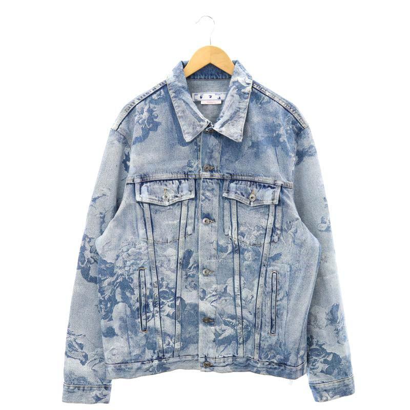 オフホワイト 23SS DENIM JACKET デニムジャケット Gジャン ジージャン 