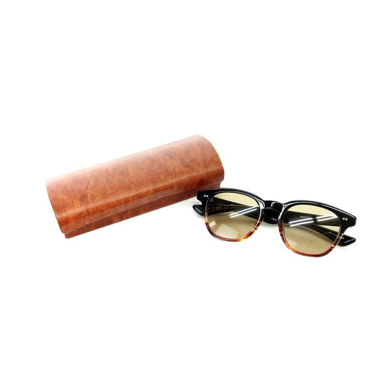 金子眼鏡 KANEKO OPTICAL セルロイドサングラス べっ甲柄 黒 ブラック 