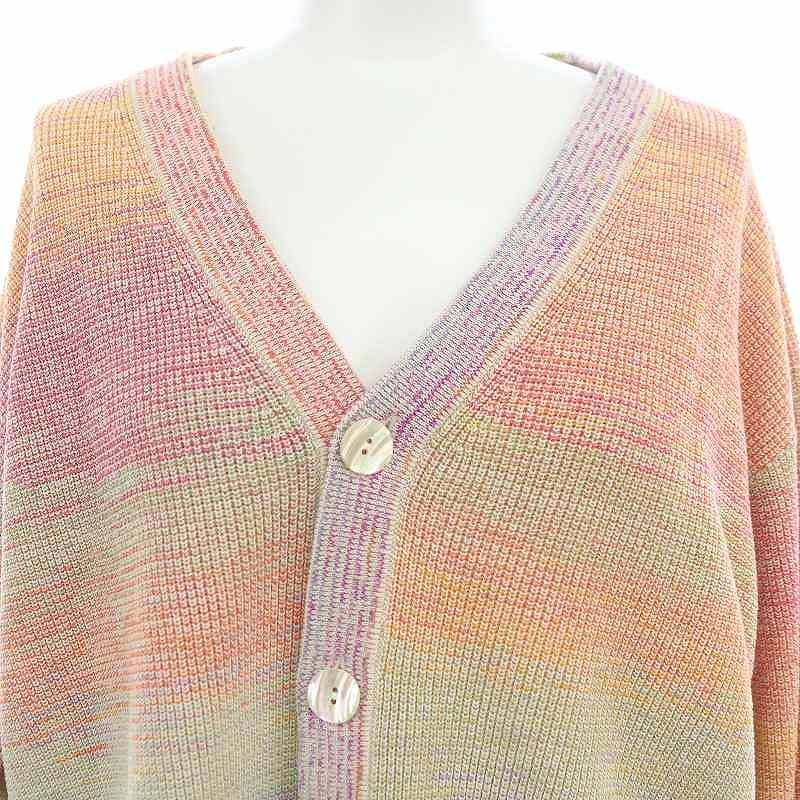 ンニット NKNIT 23SS cotton mix sleeve pocket knit cardigan  