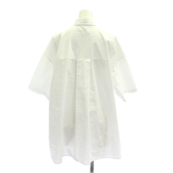 ナゴンスタンス nagonstans 23SS asymmetry half-sleeves shirt シャツ