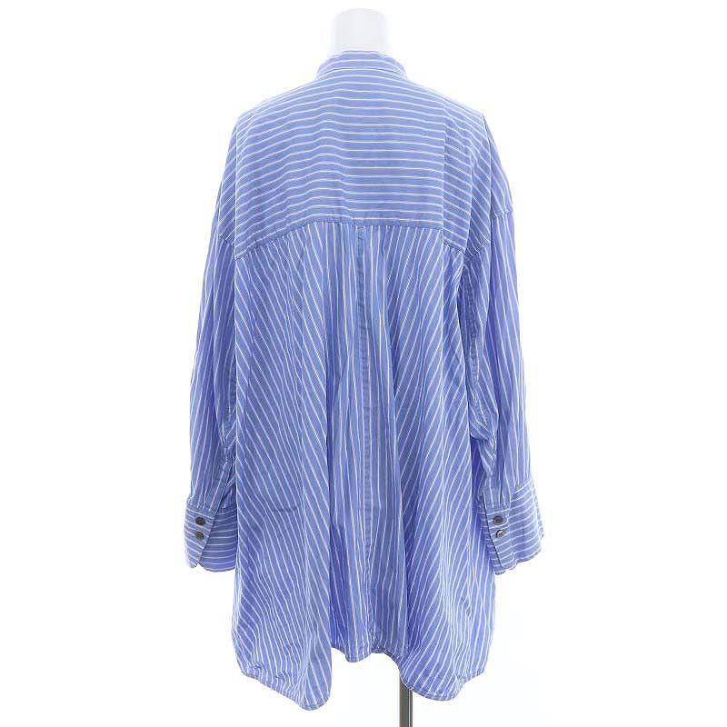 ナゴンスタンス nagonstans 23SS ストライプフレアシャツ 長袖  