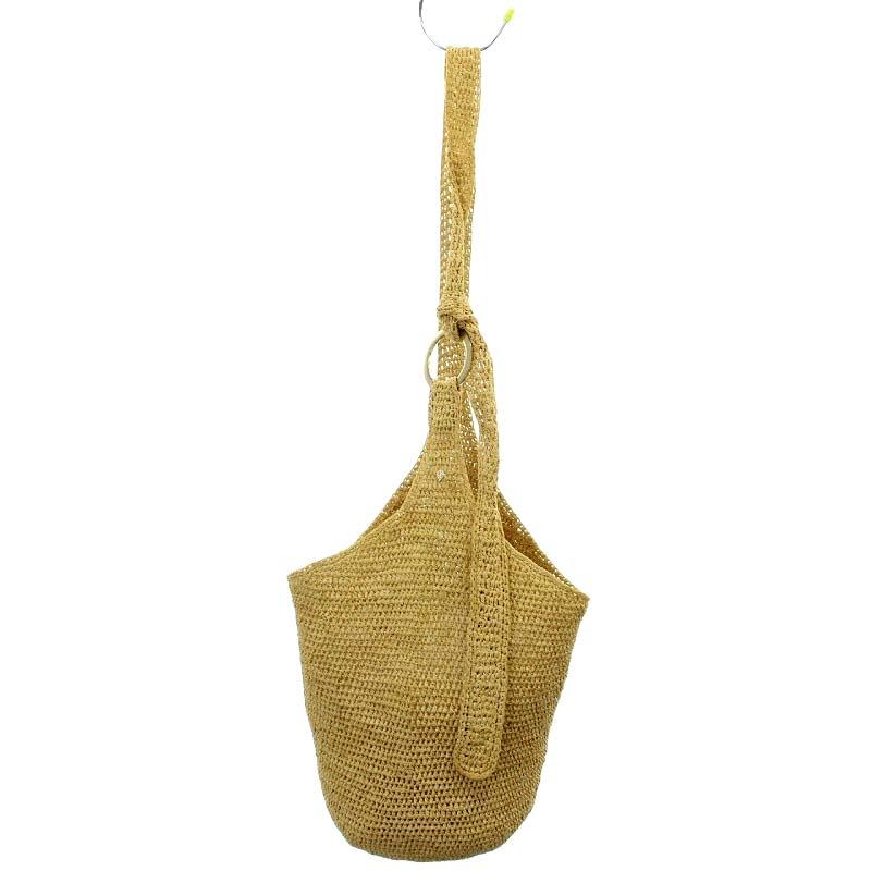 ヘレンカミンスキー HELEN KAMINSKI ラフィア ショルダーバッグ ワン  