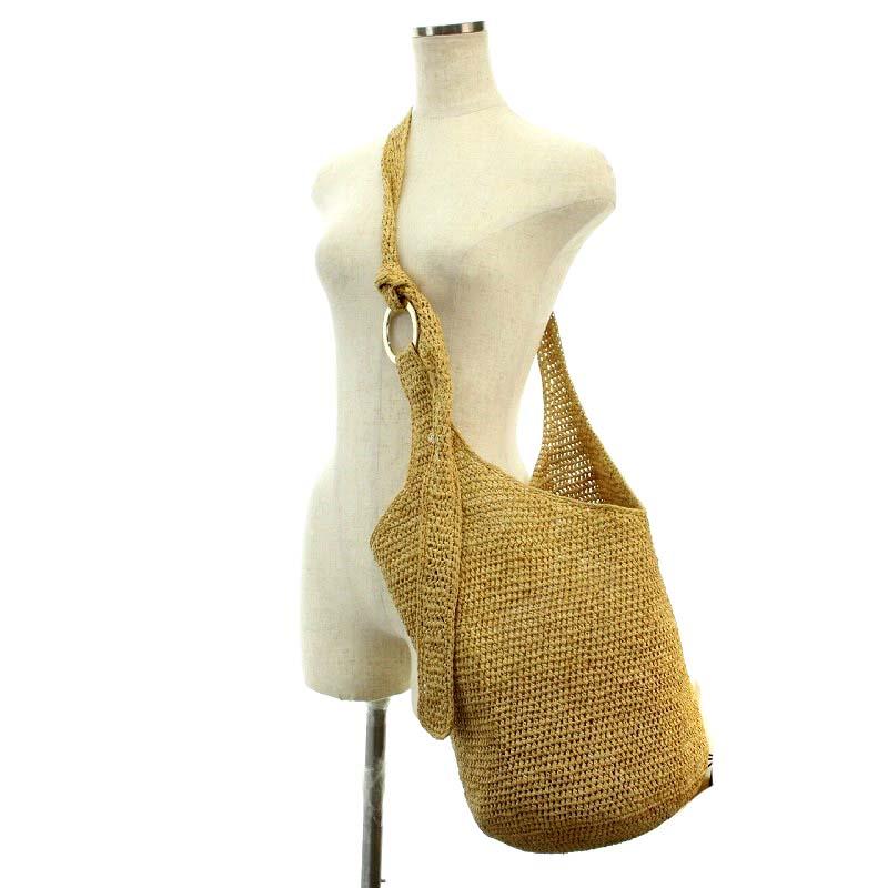 ヘレンカミンスキー HELEN KAMINSKI ラフィア ショルダーバッグ ワン  