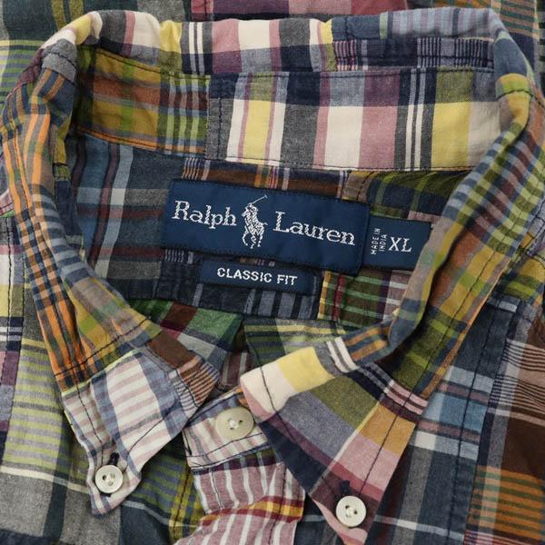 POLO RALPH LAUREN ラルフローレン CLASSIC FIT マドラスチェック 半袖 