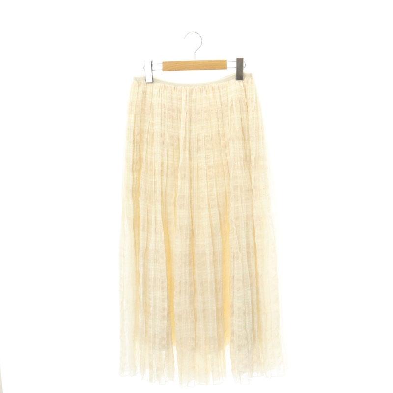 ドレステリア DRESSTERIOR シアーチェックワッシャープリーツスカート  