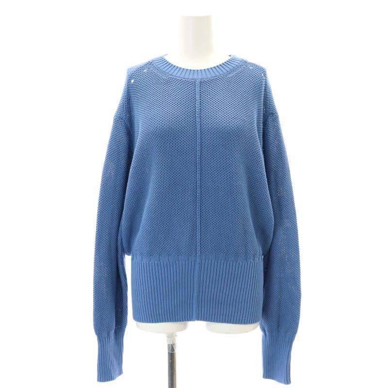 マカフィー MACPHEE トゥモローランド ハニカムコットン クルーネック  