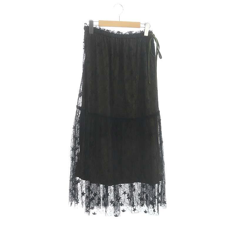 ドレスレイブ DRESSLAVE レースチュールスカート フレア ロング