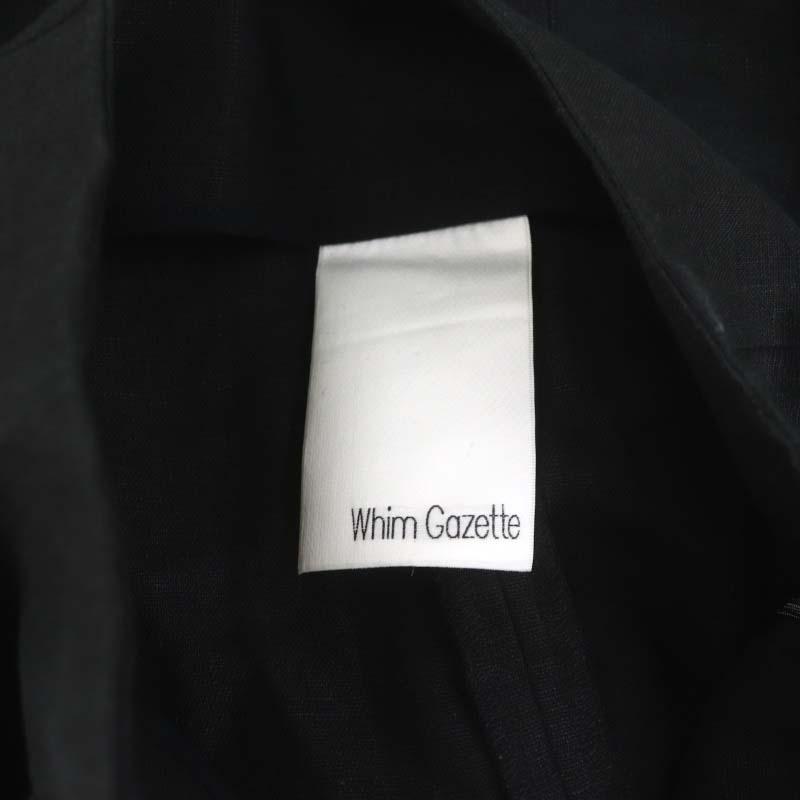 ウィムガゼット リネンキャンバススカート ロング マキシ丈 フレア  