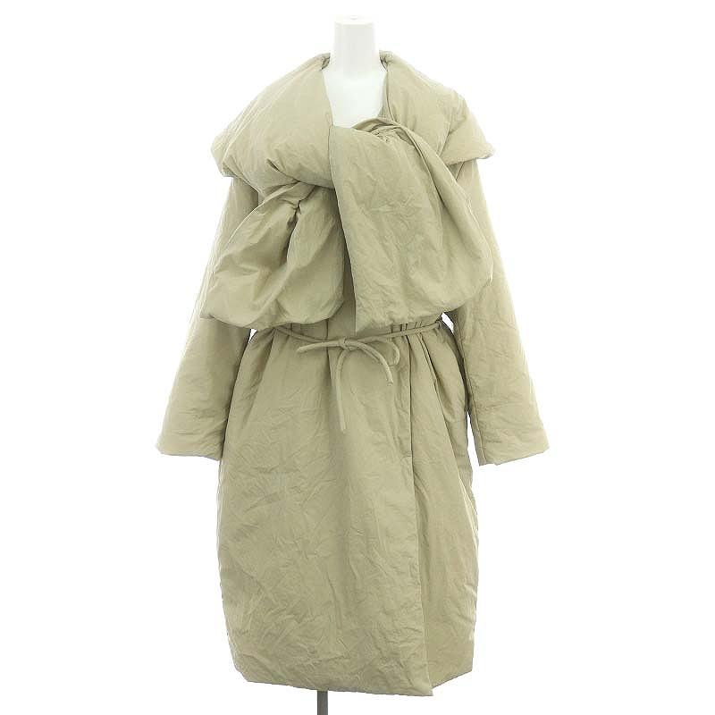 アモーメント GOOSE DOWN MUFFLER PUFFER ダウンコート ロング 