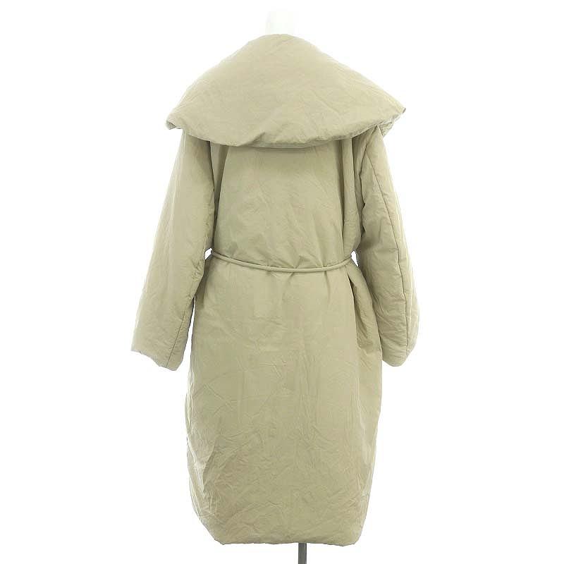 アモーメント GOOSE DOWN MUFFLER PUFFER ダウンコート ロング 