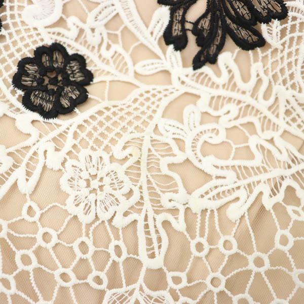 グレースコンチネンタル GRACE CONTINENTAL フラワーレースフレア  