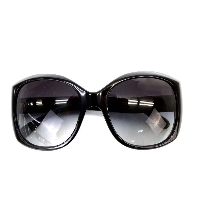 CHANEL シャネル 501/3C サングラス ココマーク 度なし 59□18-135 黒 