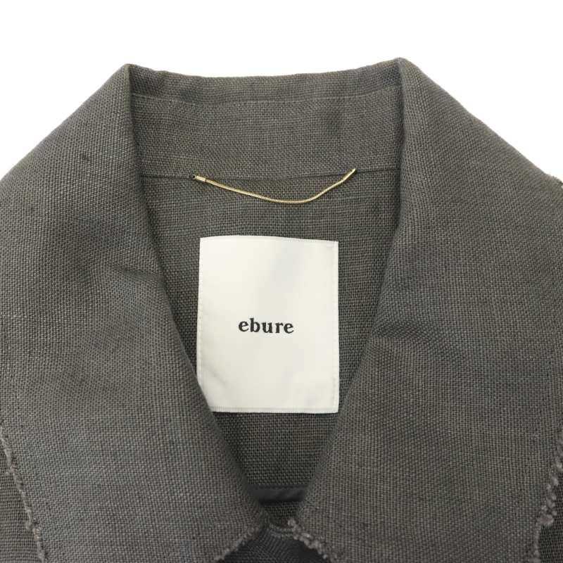 エブール ebure 24SS ミディアムリネンジレ ベスト ロング エブール ebure 24SS ミディアムリネンジレ ベスト ロング