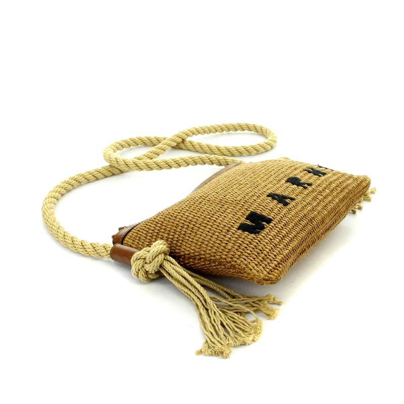 マルニ MARNI 24SS MARCEL SUMMER BAGS ショルダーバッグ ロゴ刺繍  