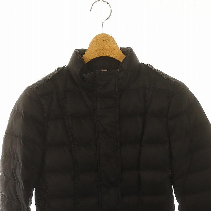 バーバリーブリット BURBERRY BRIT ペプラムダウンジャケット スタンド 