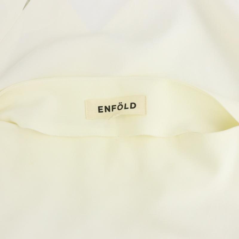 エンフォルド ENFOLD ボートネック ショートスリーブ トップス 