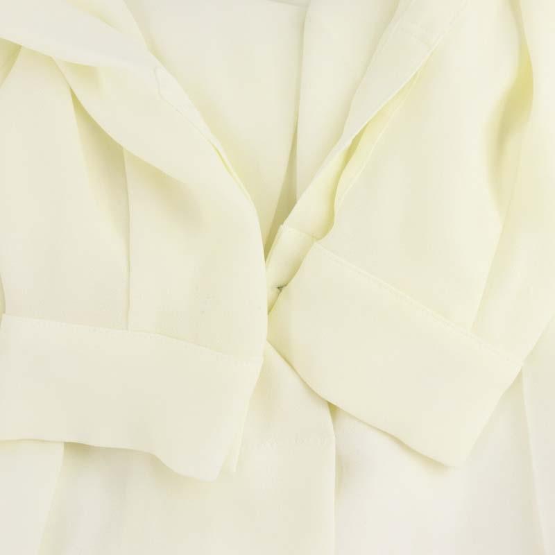 エンフォルド ENFOLD ソフトジョーゼットプリーツワンピース 膝丈 長袖