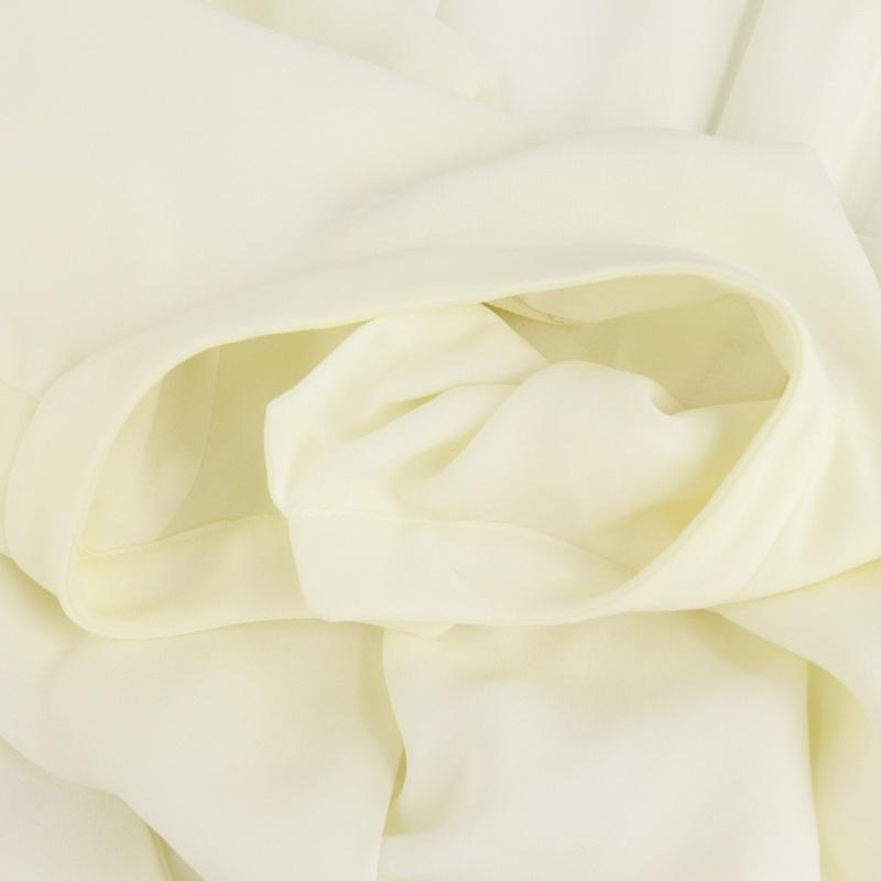 エンフォルド ENFOLD ソフトジョーゼットプリーツワンピース 膝丈 長袖