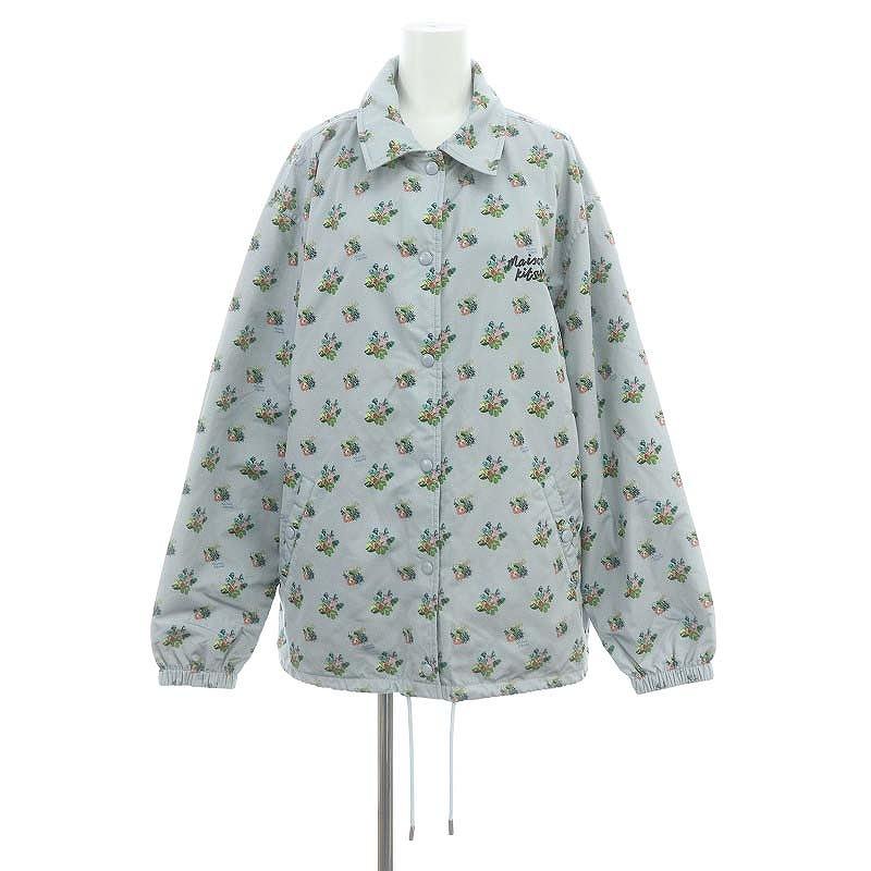 メゾンキツネ MAISON KITSUNE フラワープリントコーチジャケット メゾンキツネ MAISON KITSUNE フラワープリントコーチジャケット