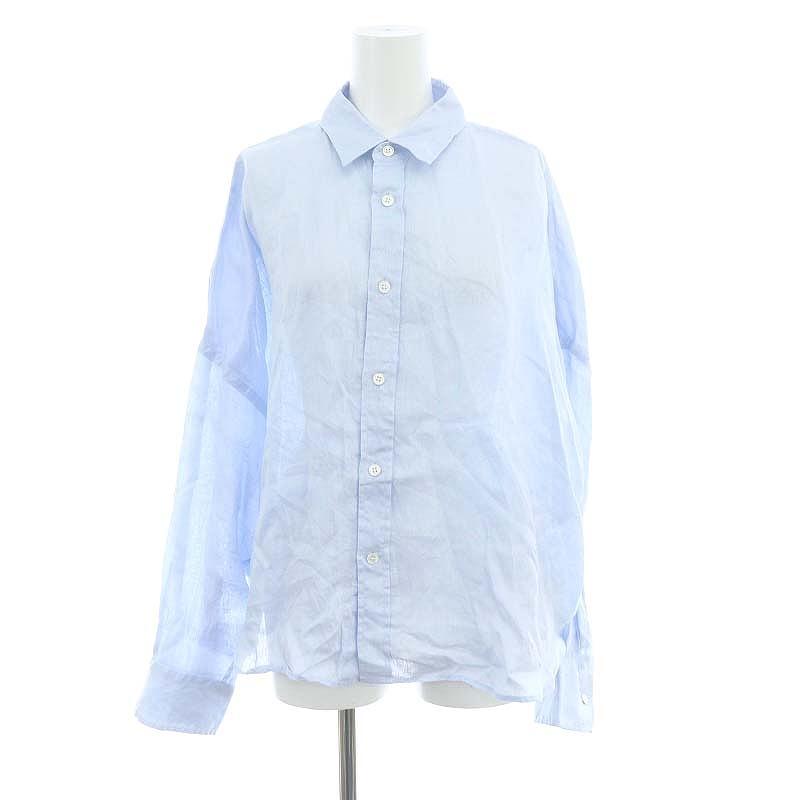 プラージュ Plage 24SS Linen Short シャツ 長袖 リネン ドロップ 