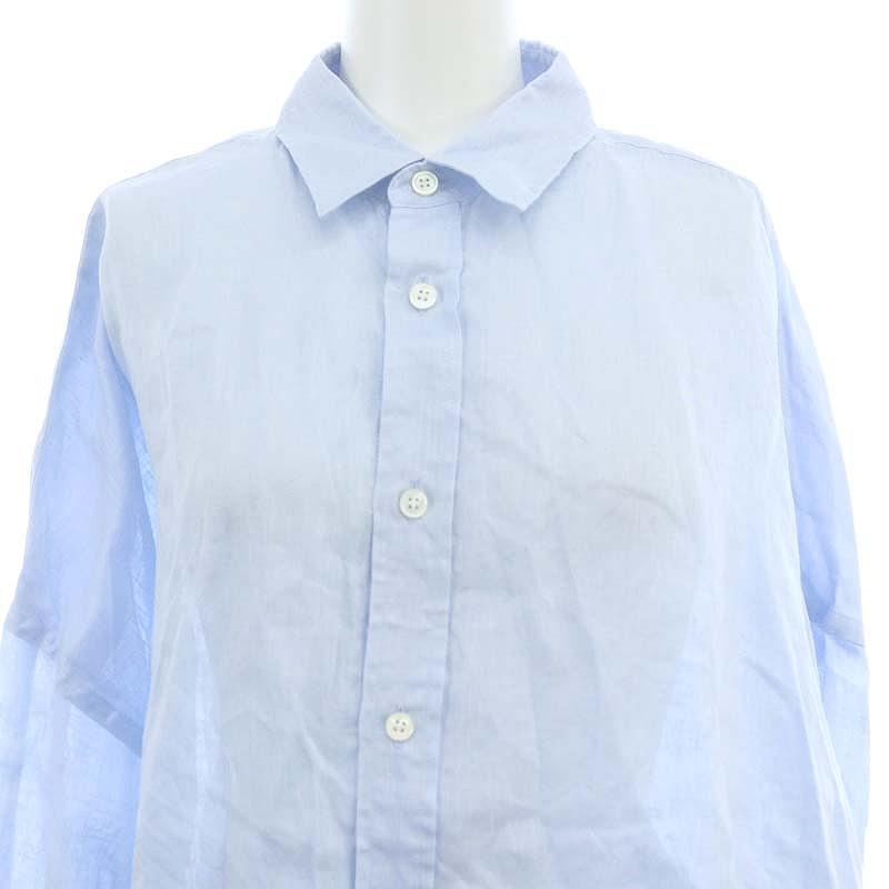 プラージュ Plage 24SS Linen Short シャツ 長袖 リネン ドロップ 