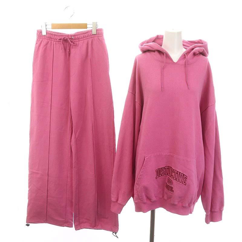 エックスガール x-girl HEAVYWEIGHT SWEAT フーディ パンツ  