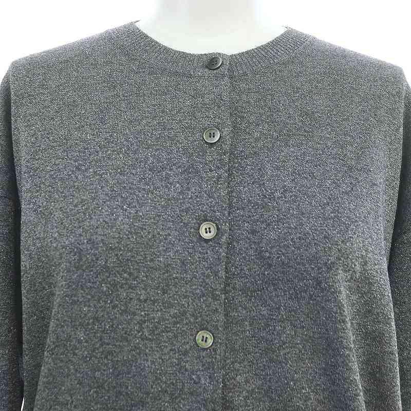 イエナ IENA 24AW LEVITA クルーカーディガン ニット 七分袖 ラメ F 
