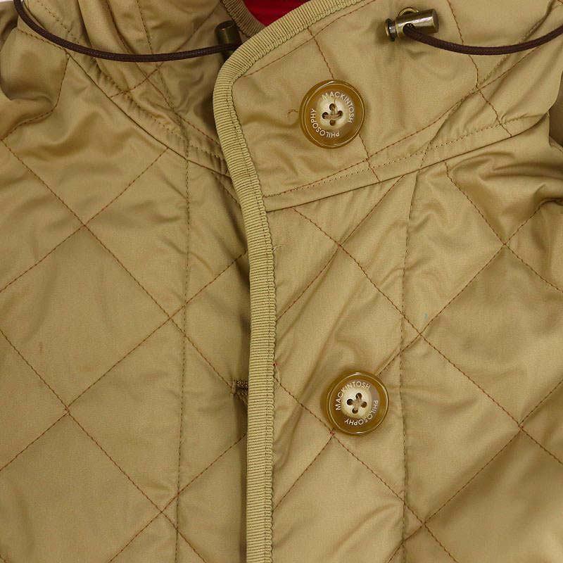 マッキントッシュフィロソフィー キルティング フードコート ミドル丈