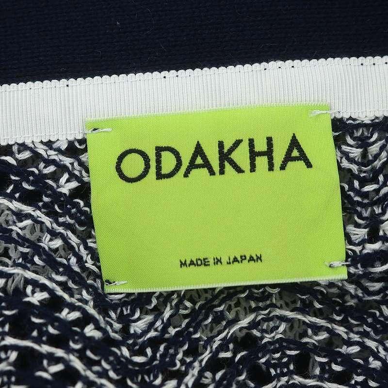 オダカ ODAKHA 24SS クレイジーレースニットカーディガン 長袖 Vネック