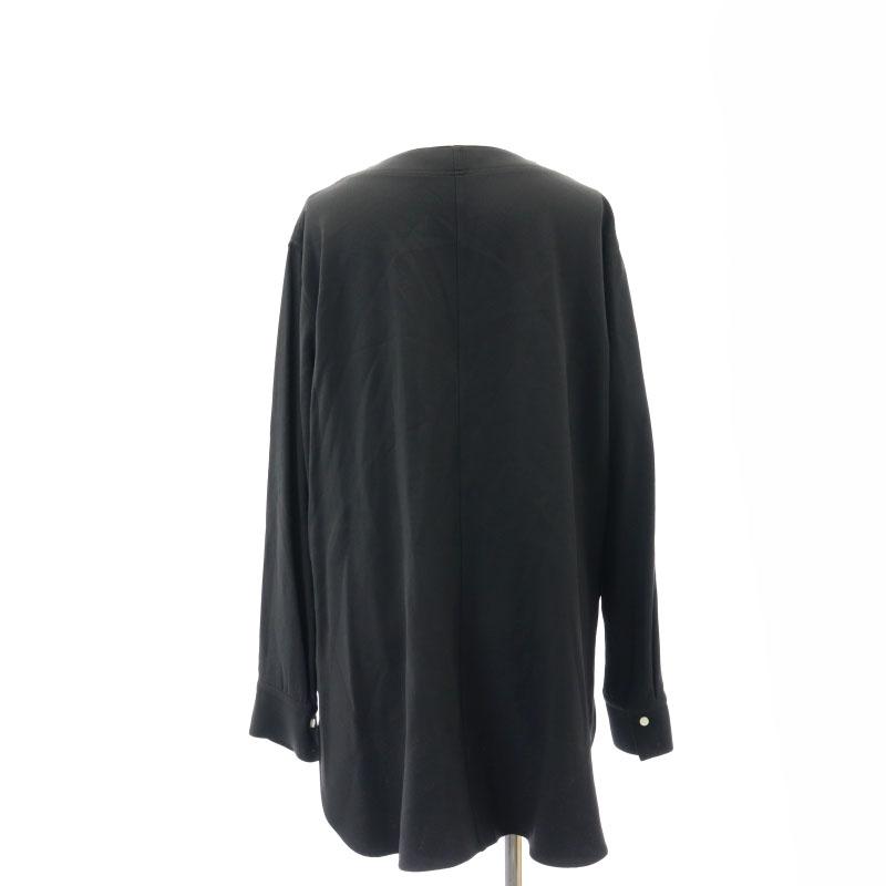 ヘルムートラング HELMUT LANG SATN BCK CRP VNECK LNG SLV プル  