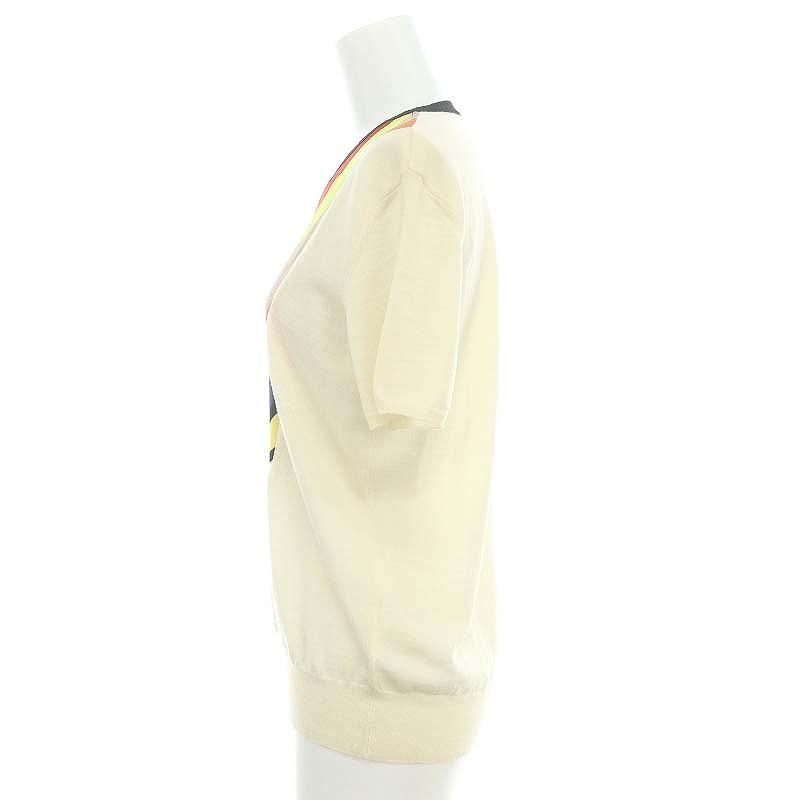 新品エミリオプッチEMILIO PUCCIシルクニットカーディガン白#M