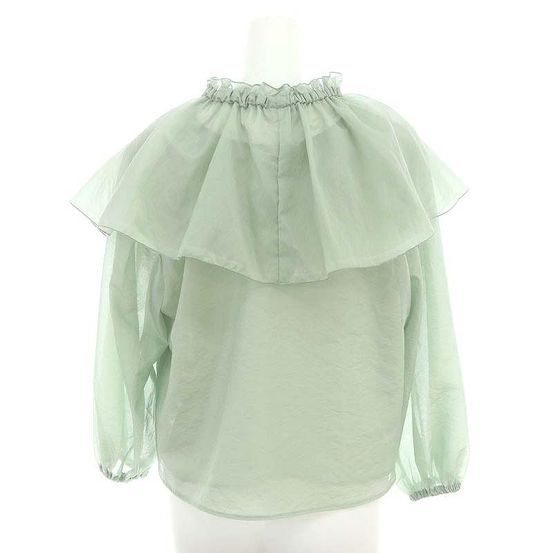 ジャスグリッティー JUSGLITTY 24SS マルチWAYオーガンブラウス 長袖 V 