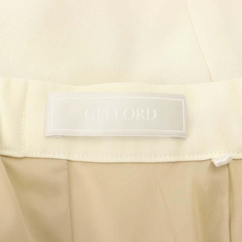 新品未使用　セルフォード テーパードパンツ 38サイズ ホワイト セルフォード CELFORD テーパードパンツ 38 M 白 ホワイト /SY □OS