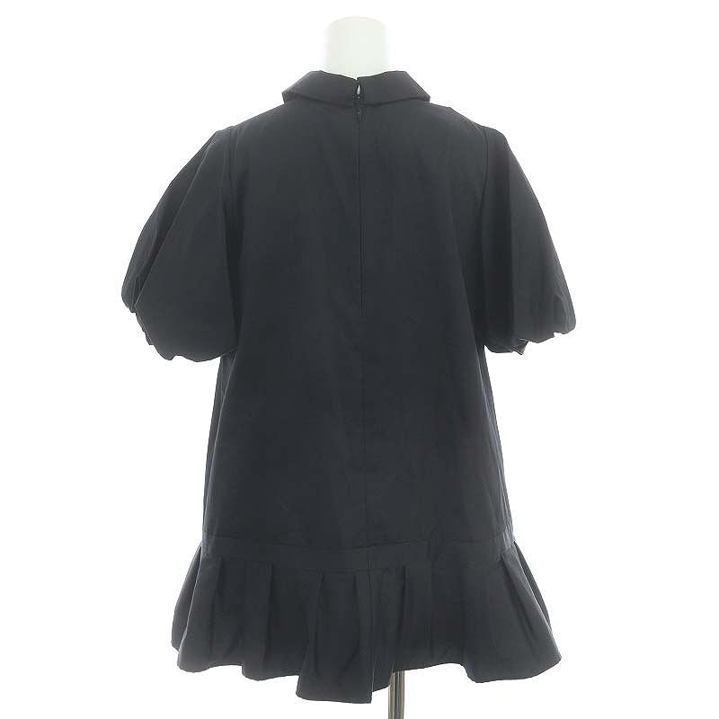 未使用品 ヨーコチャン YOKO CHAN 22年 バルーンスリーブ ヘムギャザー  