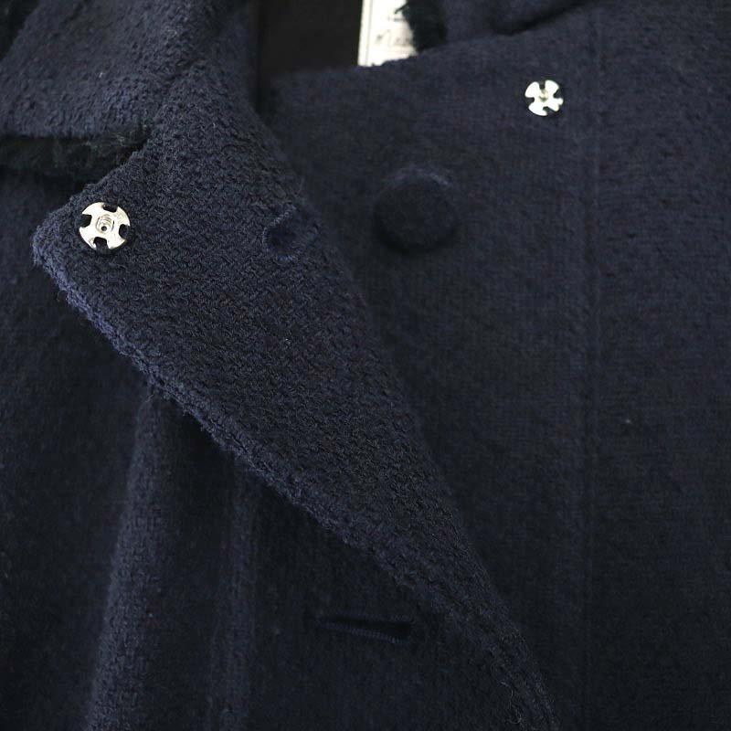 タグ付き★MADISONBLUE★ツイードウールポンチョ★ タグ付き☆MADISONBLUE☆ツイードウールポンチョ☆