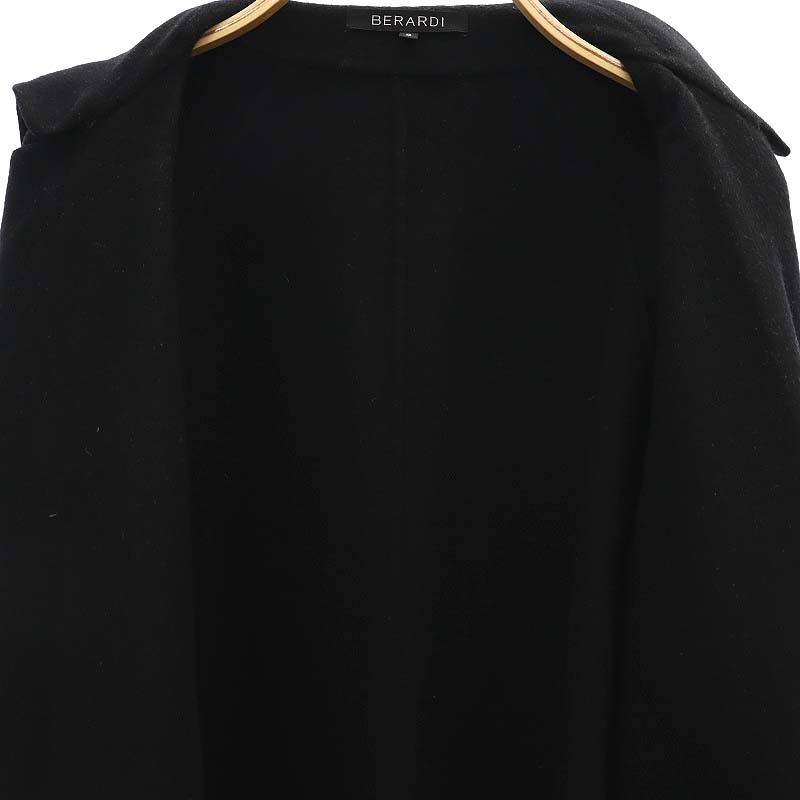 BERARDI ベラルディ ウールカシミヤコート アウター ロング 2 黒 