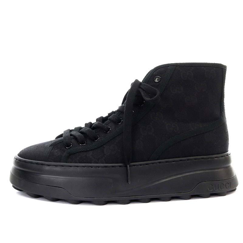 GUCCI グッチ スニーカー ハイカット テニスGGキャンバス 