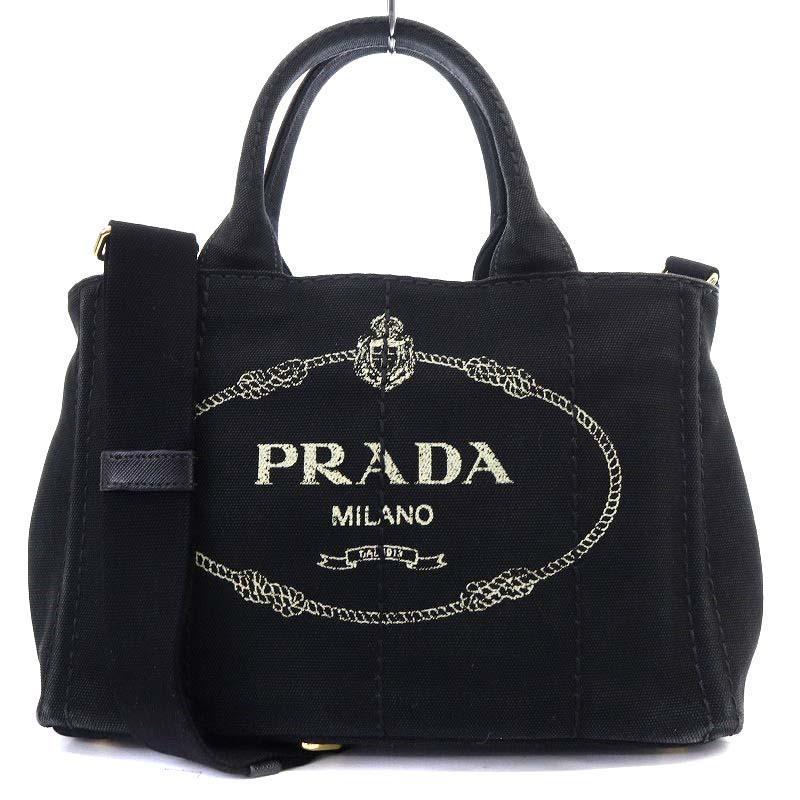 プラダ PRADA カナパ CANAPA S デニム トートバッグ ショルダーバッグ  