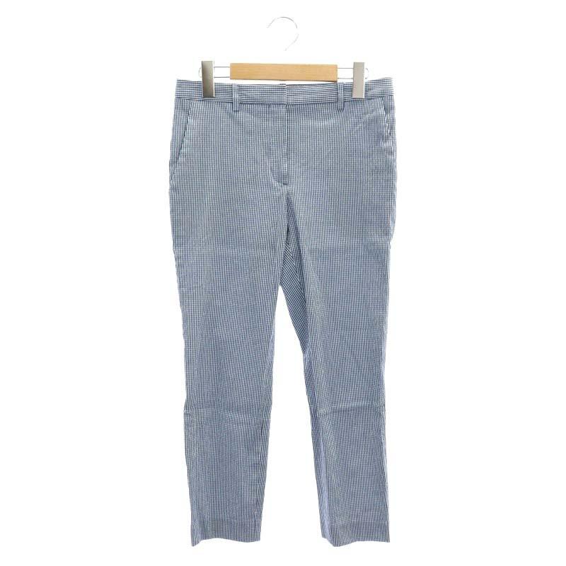 theory セオリー Theory CRISP SEERSUCKER TREECA4N チェック パンツ  