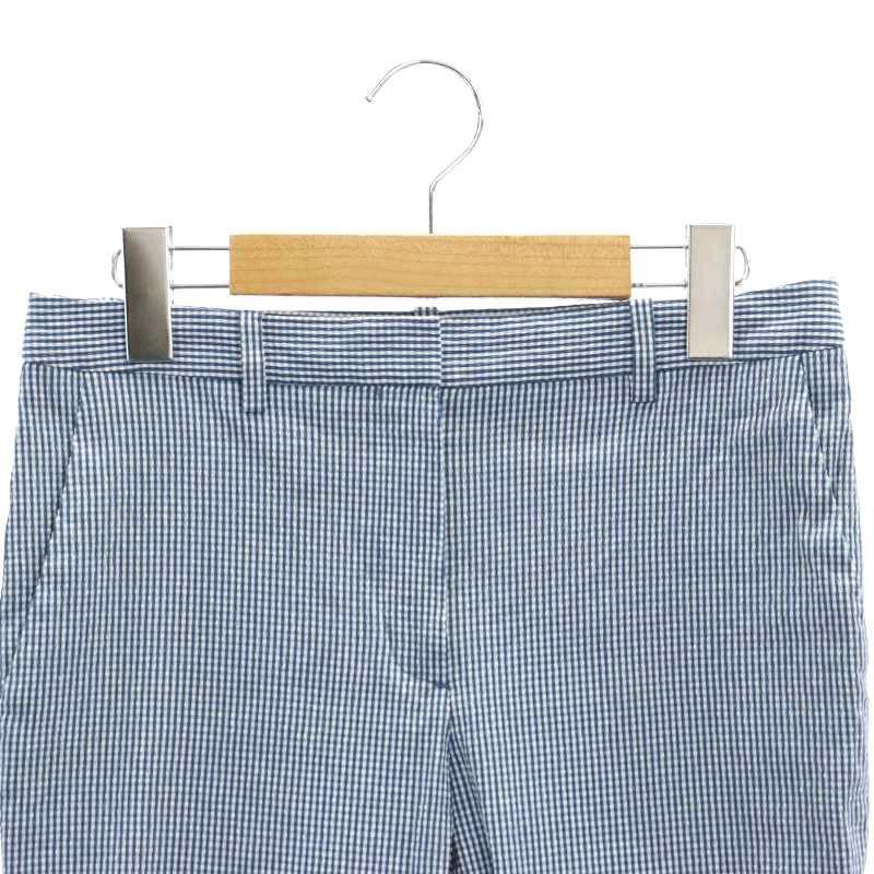 theory セオリー Theory CRISP SEERSUCKER TREECA4N チェック パンツ  
