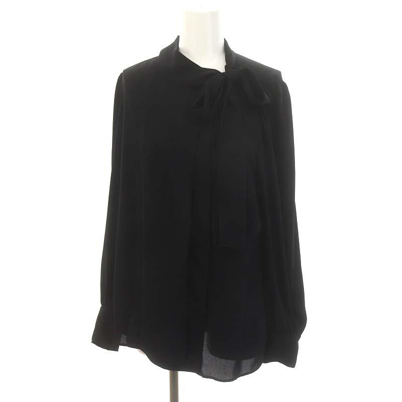 フォクシー ブティック FOXEY BOUTIQUE Blouse Clef De Sol ボウタイ 