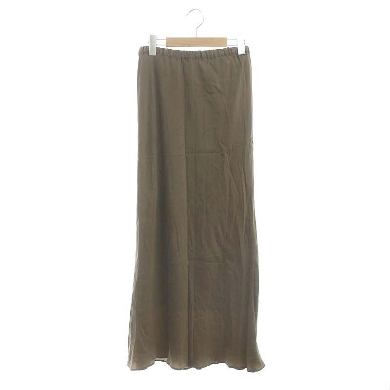 フレームワーク Framework 24SS フィブリルキュプラバイアススカート  