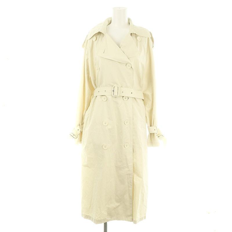 【未使用美品】ZARA コート　フリル　シースルー　アイボリー　お洒落　XL ベーシックソフトコート - ベージュマール | ZARA Japan / 日本