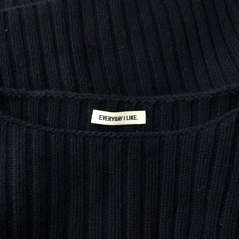 エブリデイアイライク EVERYDAY I LIKE 23AW Cropped Wide Rib P/O  