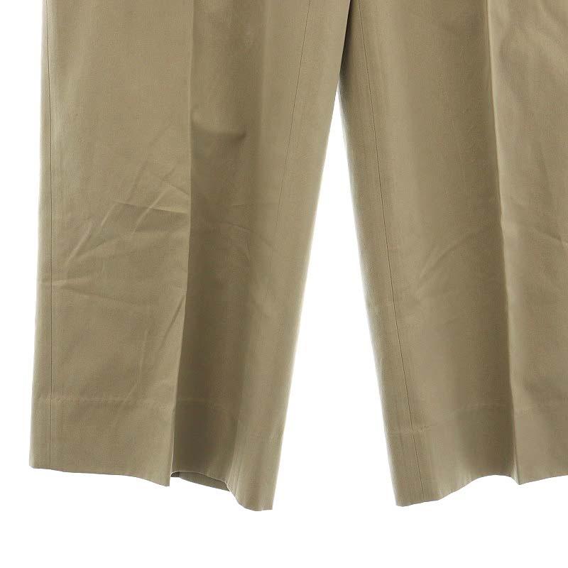 エブール ebure 23SS クリアコットンツイルワンタックワイドパンツ 36 