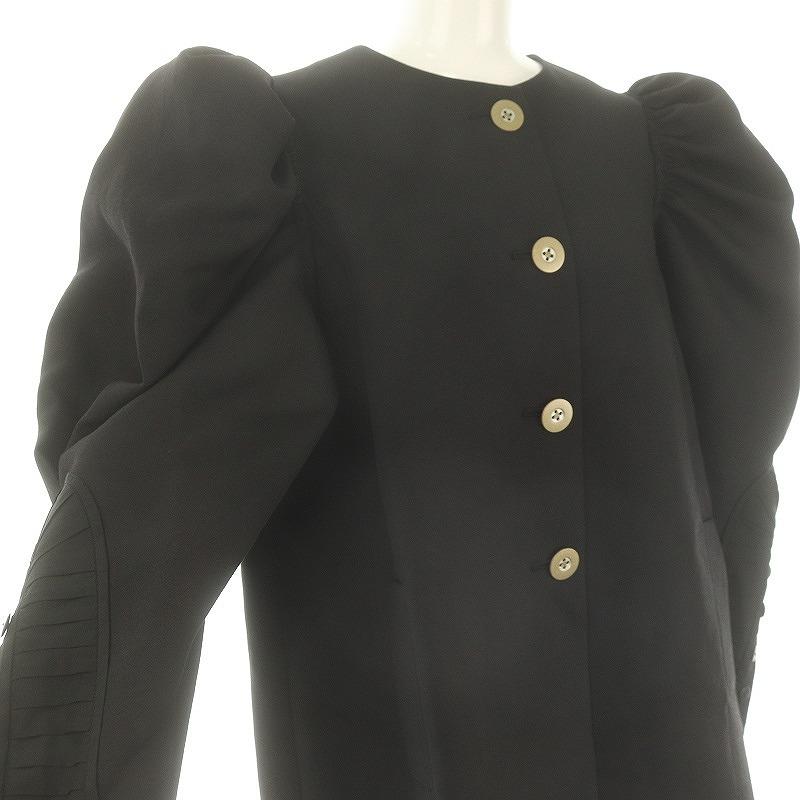ラドロー LUDLOW 22AW Jean パフスリーブジャケット 長袖 1 S 黒 