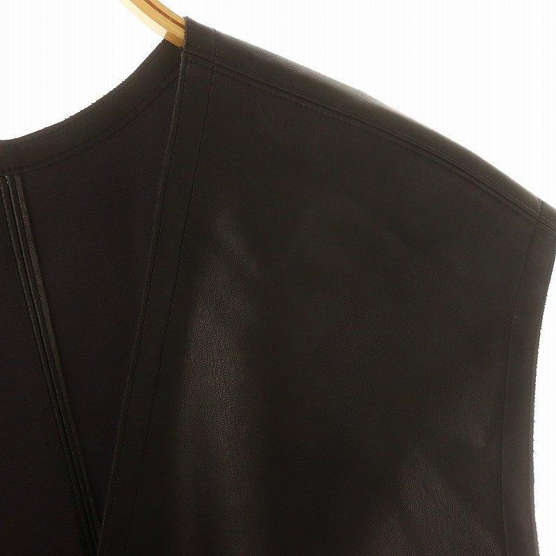 ルシェルブルー LE CIEL BLEU 22AW フェイクレザージレドレス  