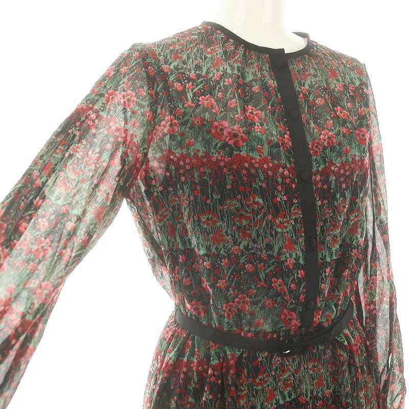 未使用品 アナイ 22AW ティアードフラワープリントワンピース ロング  