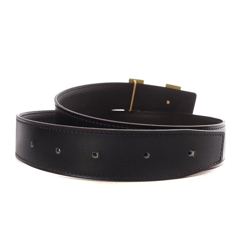 エルメス HERMES ベルト コンスタンスH ブラック HERMES エルメス ベルト コンスタンス 24 乗馬の装具一式 Hベルト #85