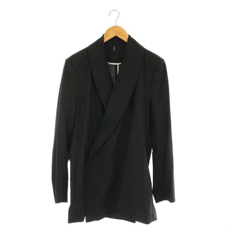 Dior16aw 黒 赤ステッチ　チェスターコート　46 クリス DIOR | クラシック コート カシミヤ